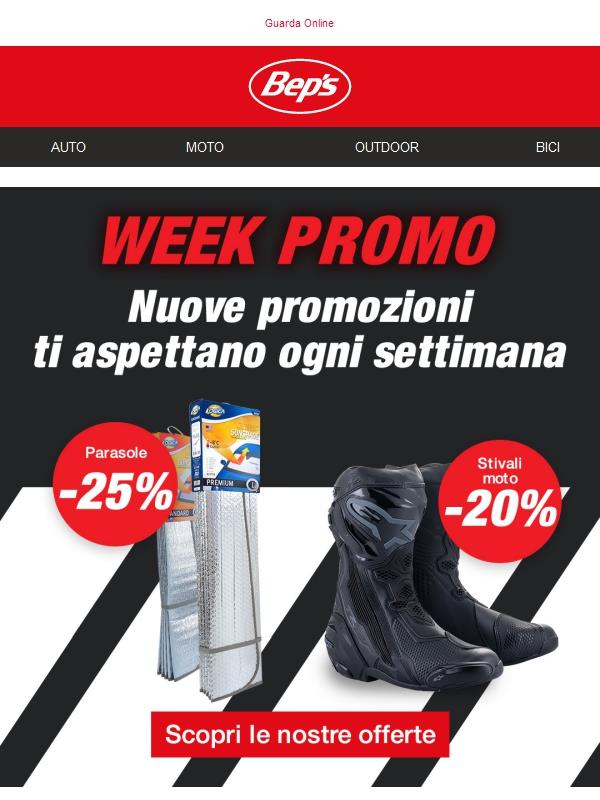 ⌛ La WEEK PROMO ti aspetta ma solo fino a Domenica