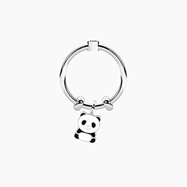 Anello SWING   con ciondolo PANDA