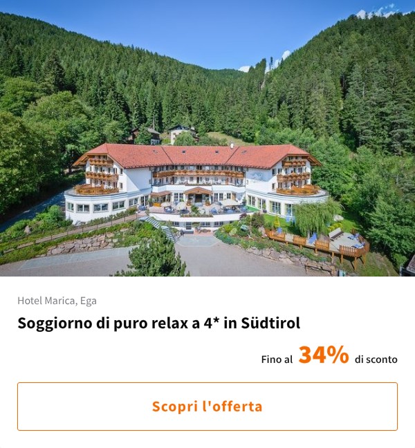 Soggiorno di puro relax a 4* in Südtirol