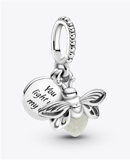 Glow-in-the-dark Firefly Dangle Charm