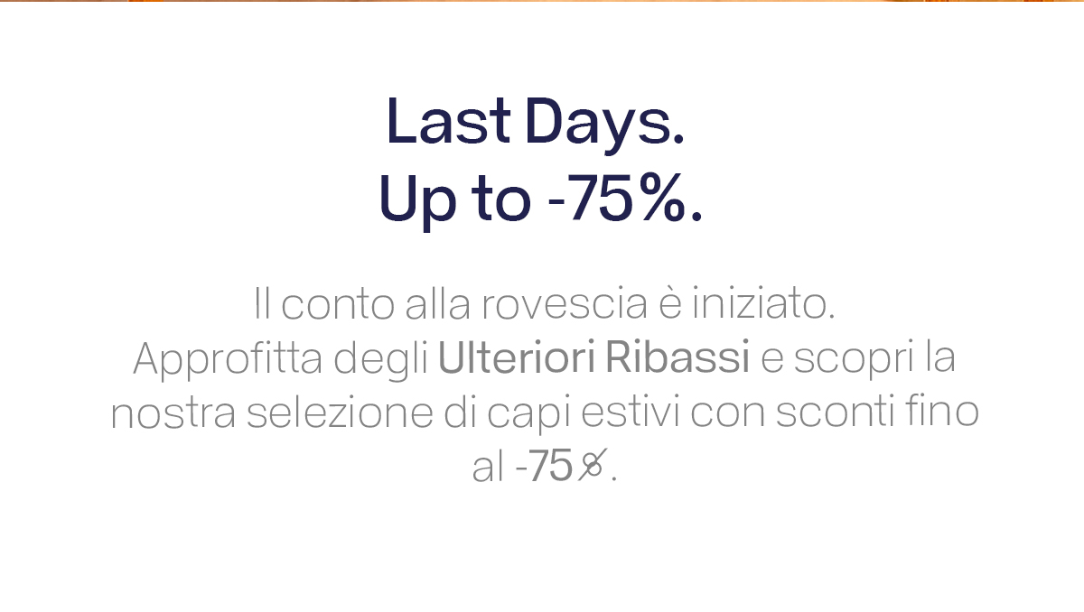 L'estate richiede leggerezza