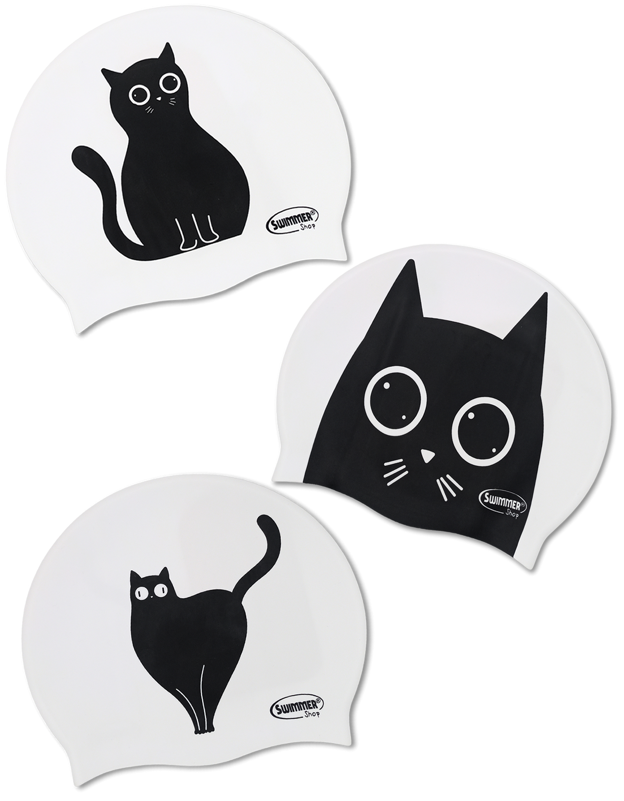 Cuffia piscina silicone gatto