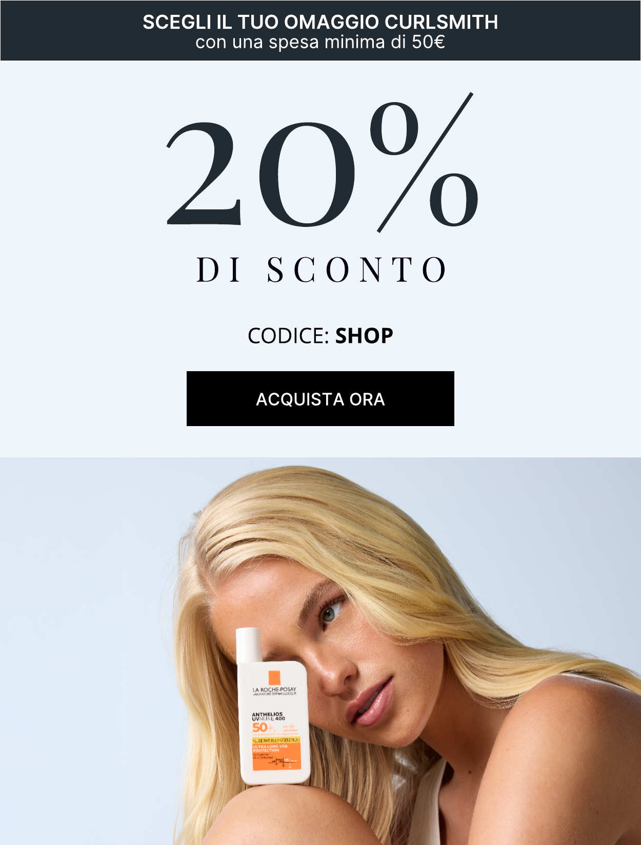20 per cento di sconto