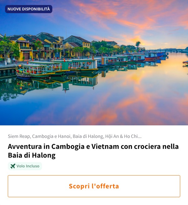 Avventura in Cambogia e Vietnam con crociera nella Baia di Halong
