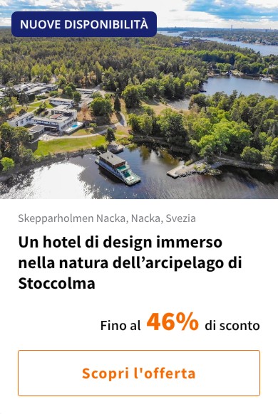 Un hotel di design immerso nella natura dell’arcipelago di Stoccolma
