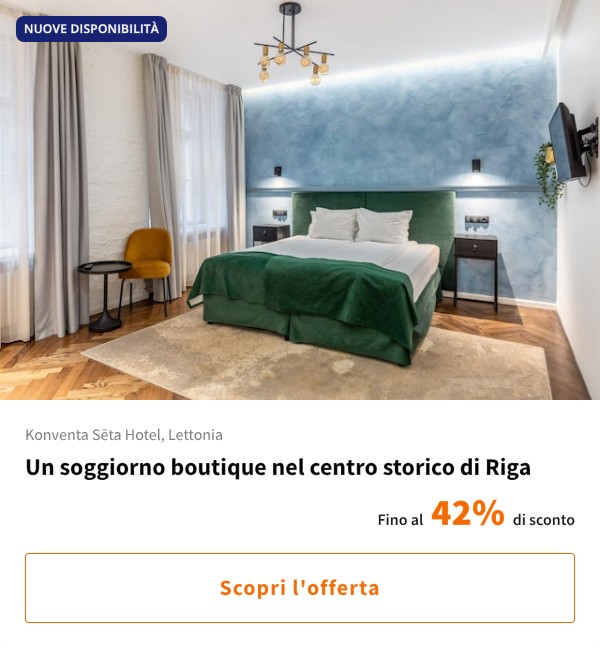 Un soggiorno boutique nel centro storico di Riga