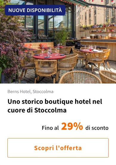 Uno storico boutique hotel nel cuore di Stoccolma