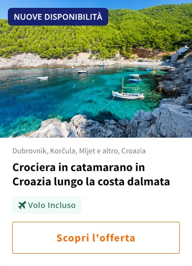 Crociera in catamarano in Croazia lungo la costa dalmata
