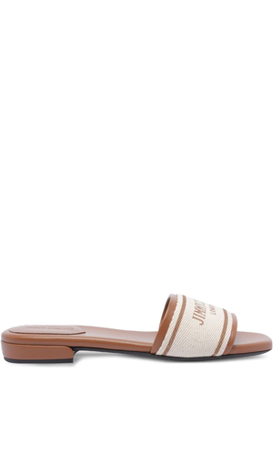 Joa Flat canvas flat sandals