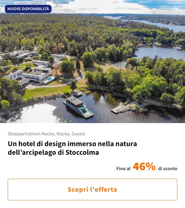 Un hotel di design immerso nella natura dell’arcipelago di Stoccolma
