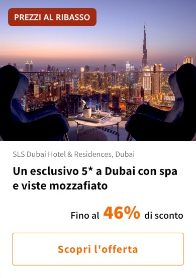 Un esclusivo 5* a Dubai con spa e viste mozzafiato