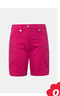Bermuda in stile cargo con quattro tasche e cintura comfort