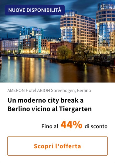 Un moderno city break a Berlino vicino al Tiergarten