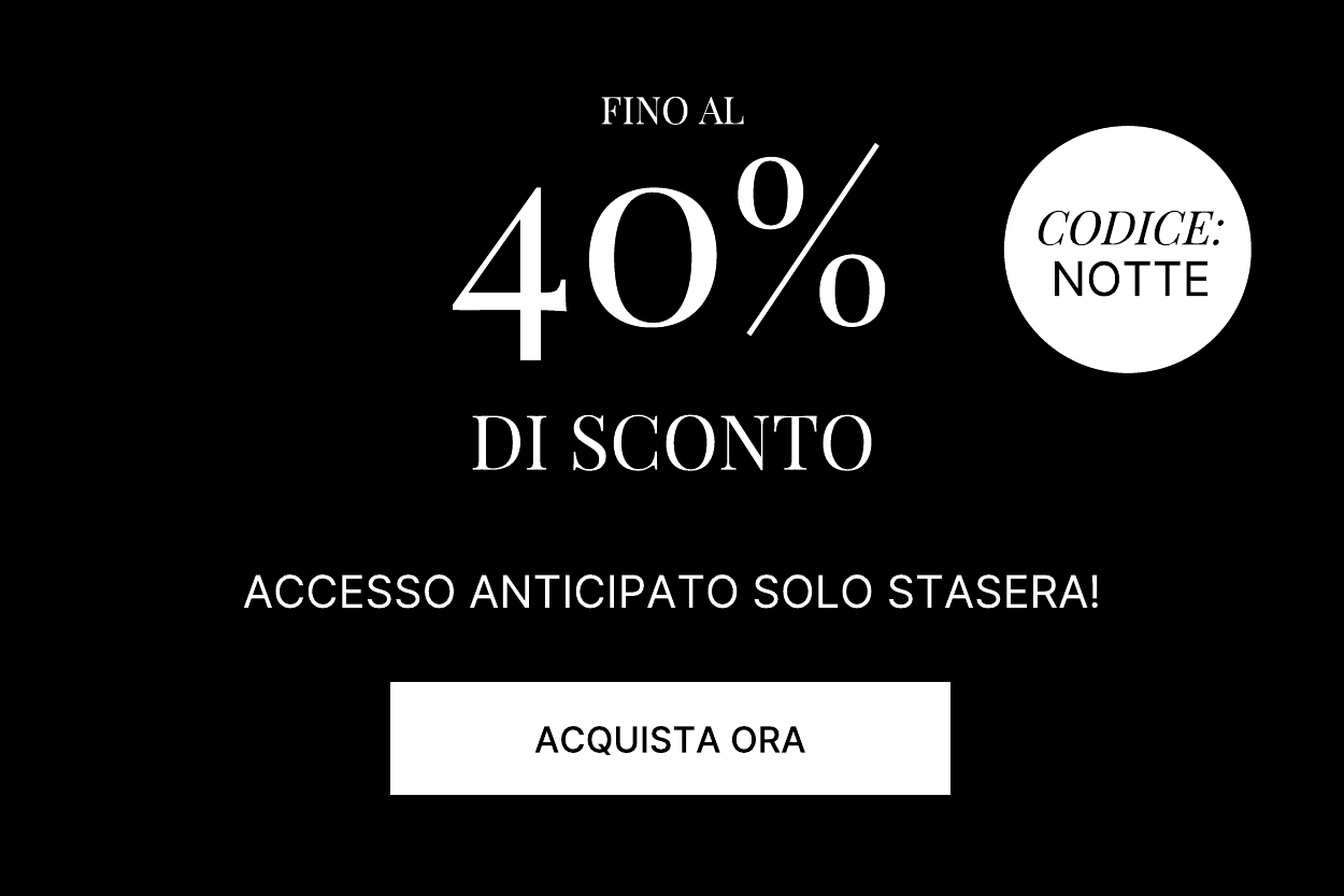 fino al 40 per cento di sconto