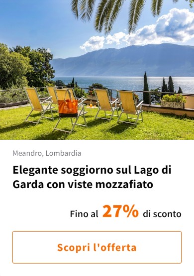 Elegante soggiorno sul Lago di Garda con viste mozzafiato