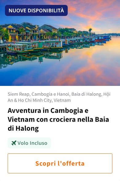 Avventura in Cambogia e Vietnam con crociera nella Baia di Halong