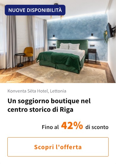 Un soggiorno boutique nel centro storico di Riga