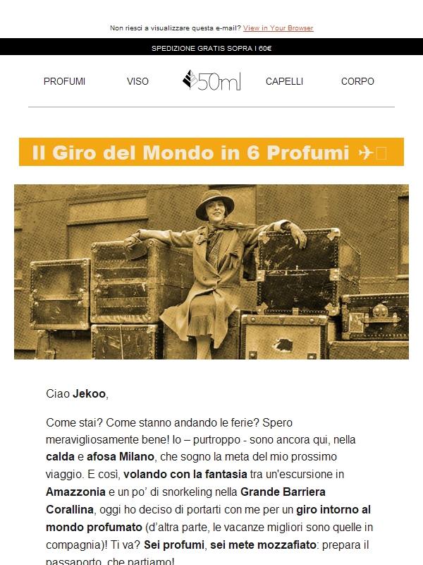 Jekoo, giriamo il mondo con il profumo?✈️