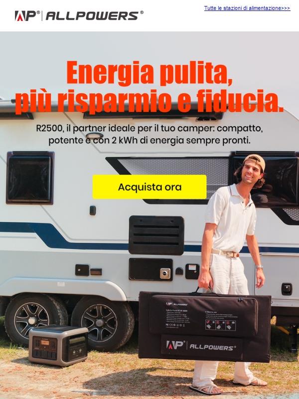 La scelta ideale per i viaggi in camper! 🥇