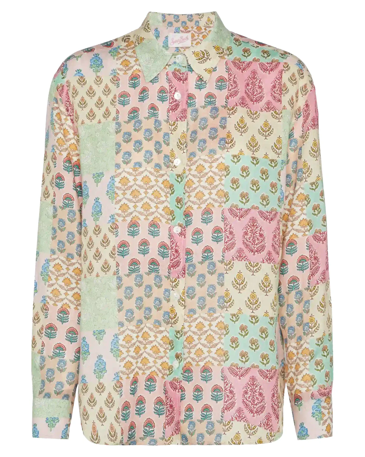 Image of Camicia in Lino Stampa Floreale