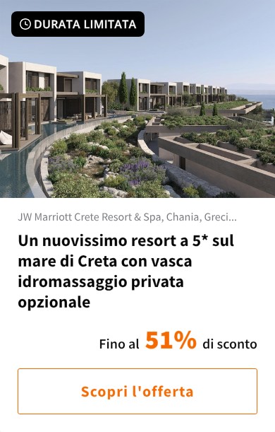 Un nuovissimo resort a 5* sul mare di Creta con vasca idromassaggio privata opzionale