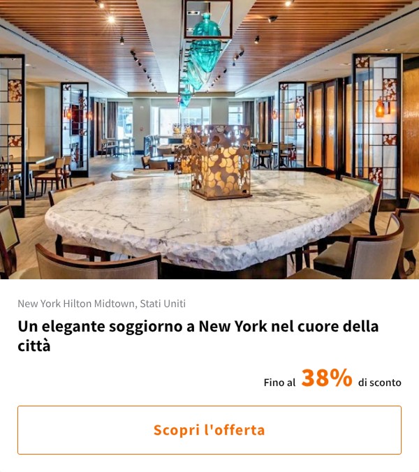 Un elegante soggiorno a New York nel cuore della città
