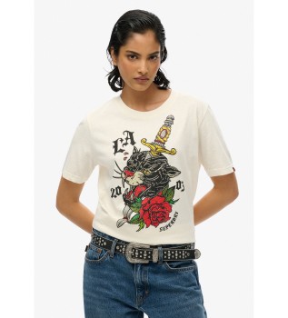 t-shirt-dalla-vestibilita-comoda-con-motivo-tatuaggio-neo-trad-bianco