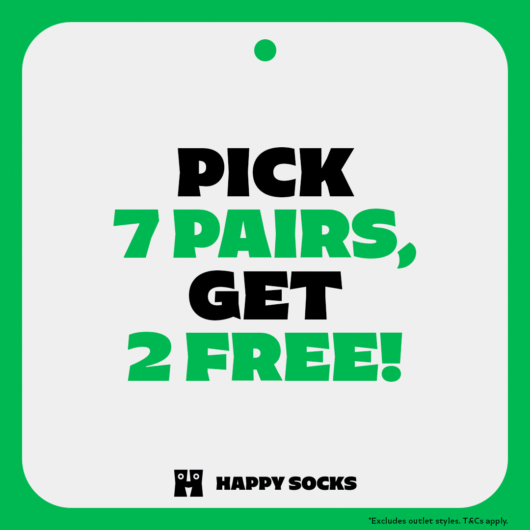 FW25 7 for 5 socks promotion