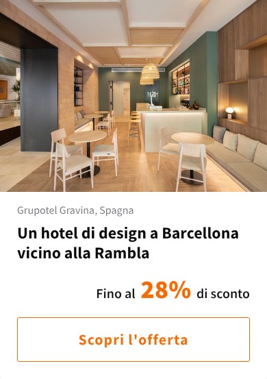 Un hotel di design a Barcellona vicino alla Rambla