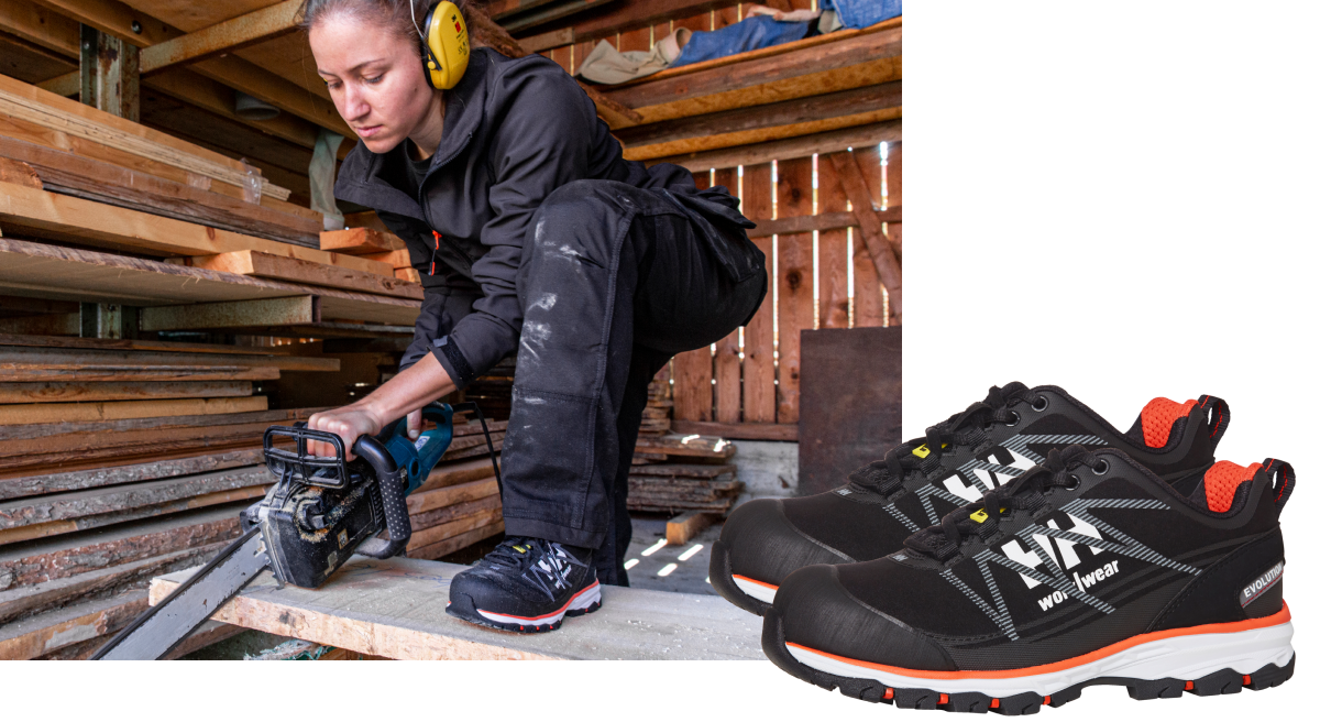 Women's Luna Aluminum-Toe Safety Shoes