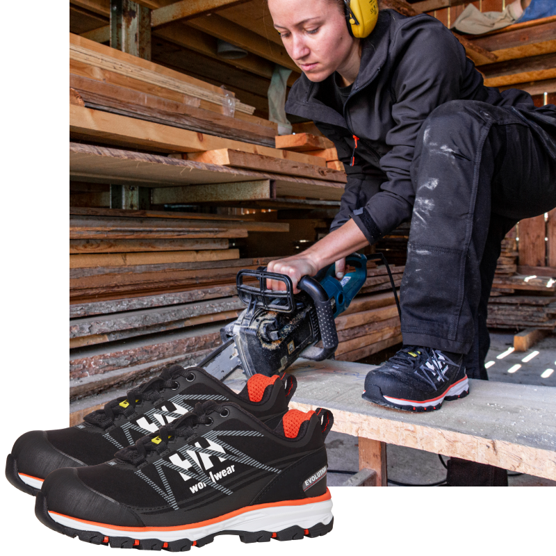 Women's Luna Aluminum-Toe Safety Shoes