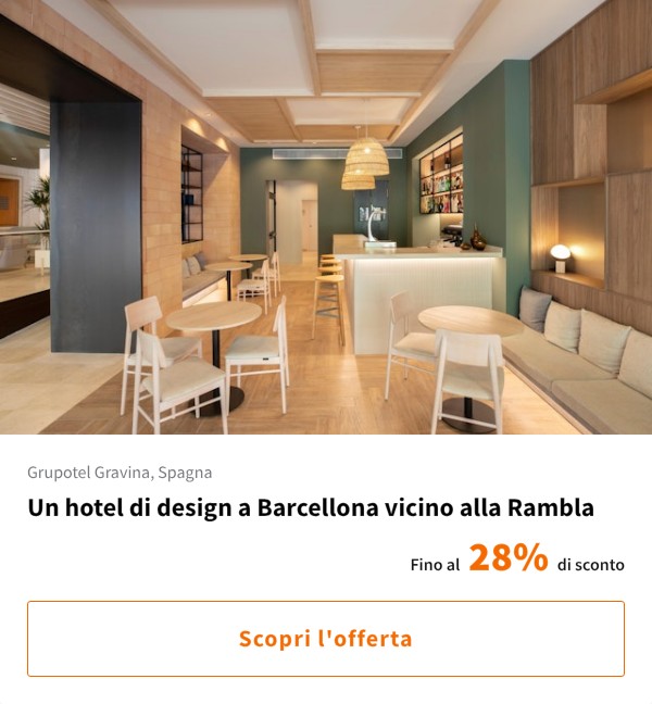 Un hotel di design a Barcellona vicino alla Rambla