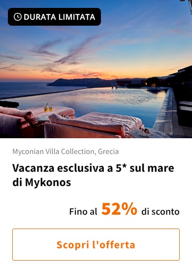 Vacanza esclusiva a 5* sul mare di Mykonos