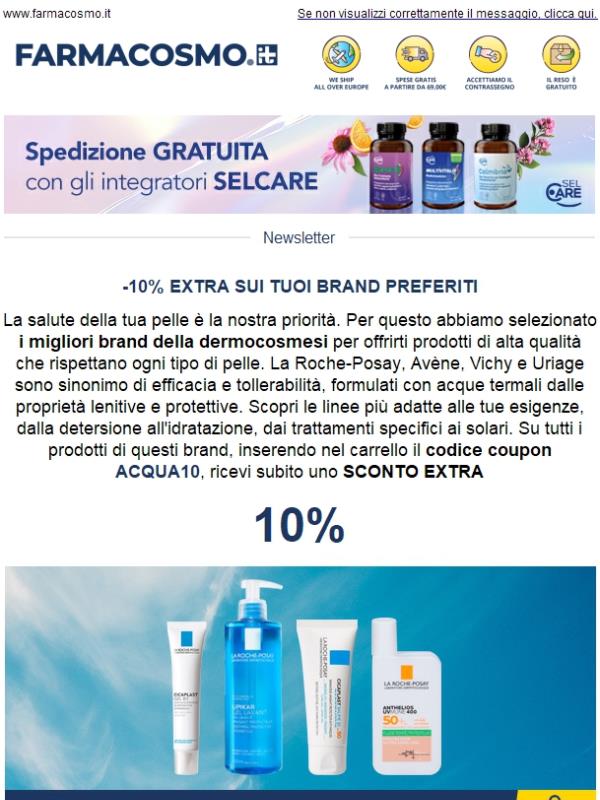 💙 -10% EXTRA sui tuoi brand preferiti!