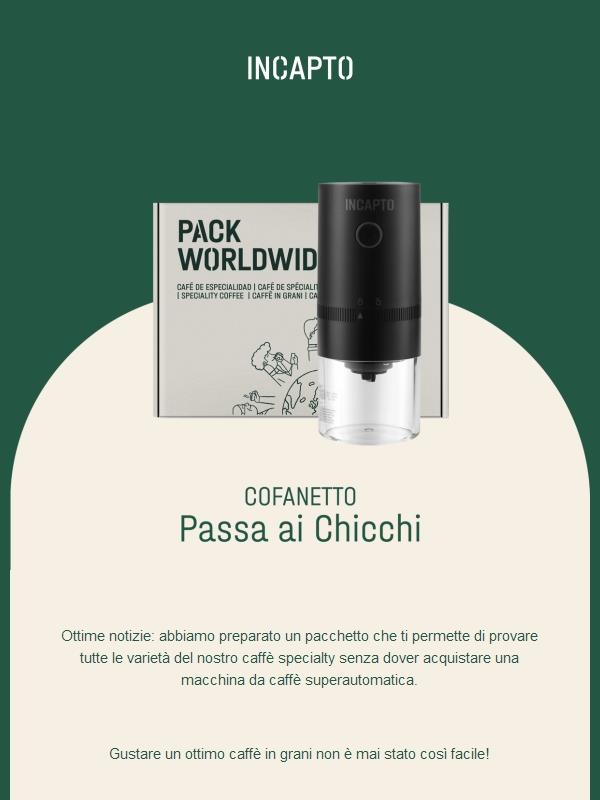 Vuoi passare al caffè in grani?👉🏻