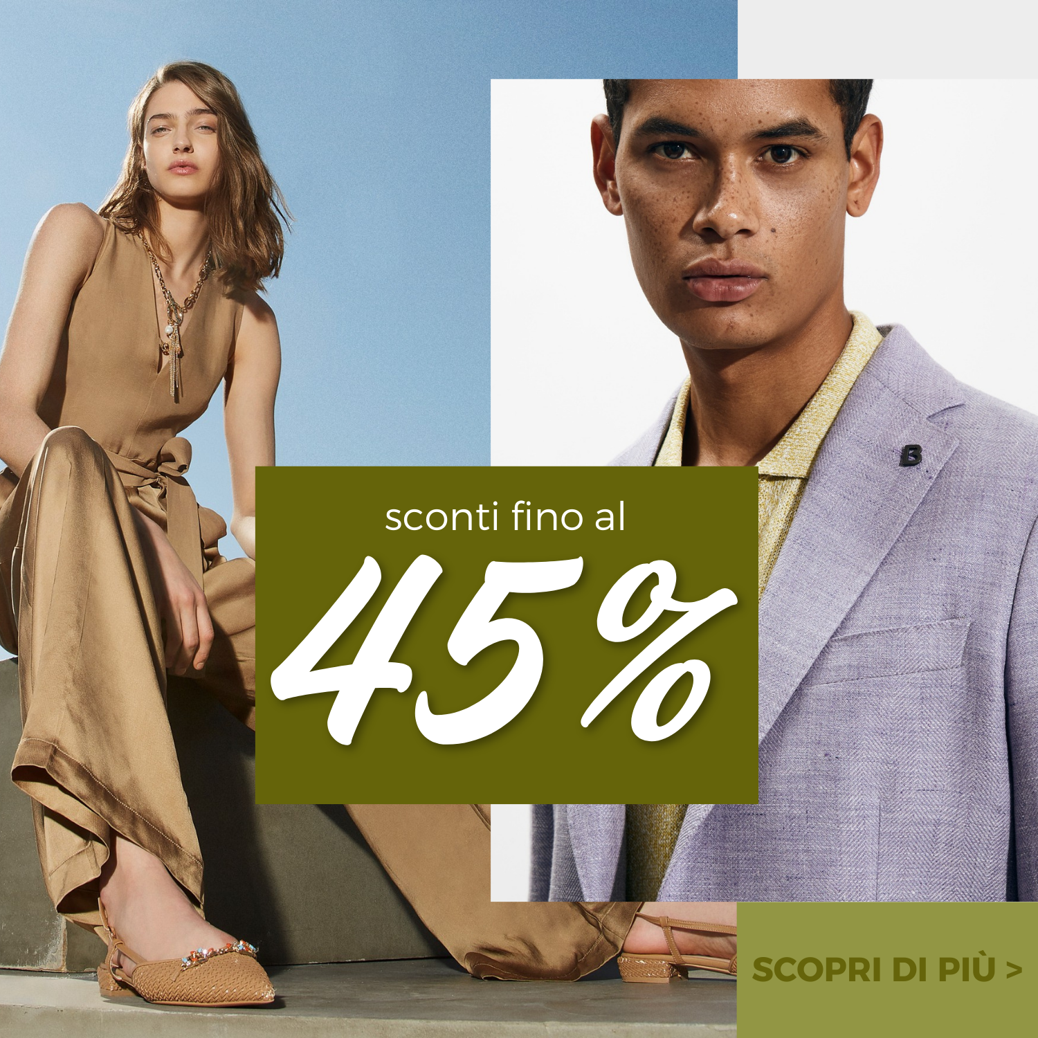 saldi estivi - sconti fino al 45%