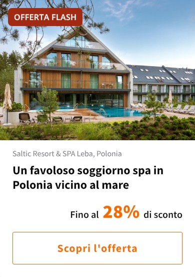 Un favoloso soggiorno spa in Polonia vicino al mare
