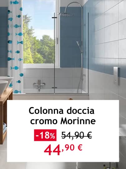 colonna doccia cromo MORINNE