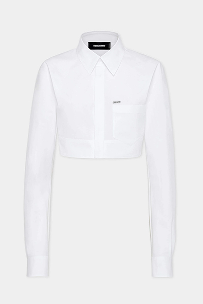 Rounded Cropped Shirt