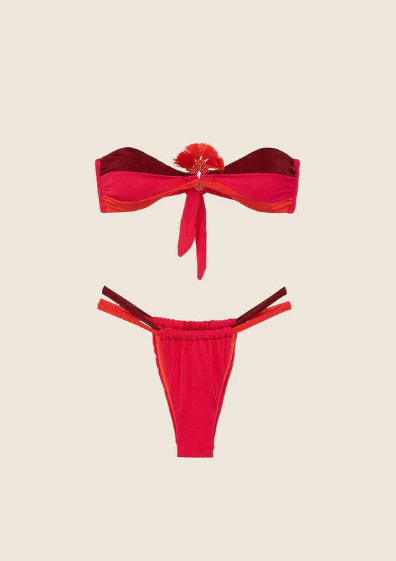 Bikini Donna F**K Fascia Con Slip Brasiliano Fisso 0751-FX