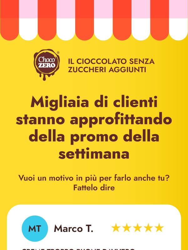 Questo weekend, Choco Zero + 25% = combo perfetta