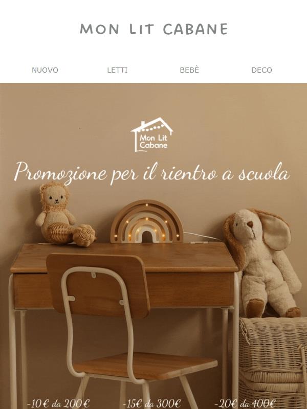 20 € di sconto per il ritorno a scuola ✏️