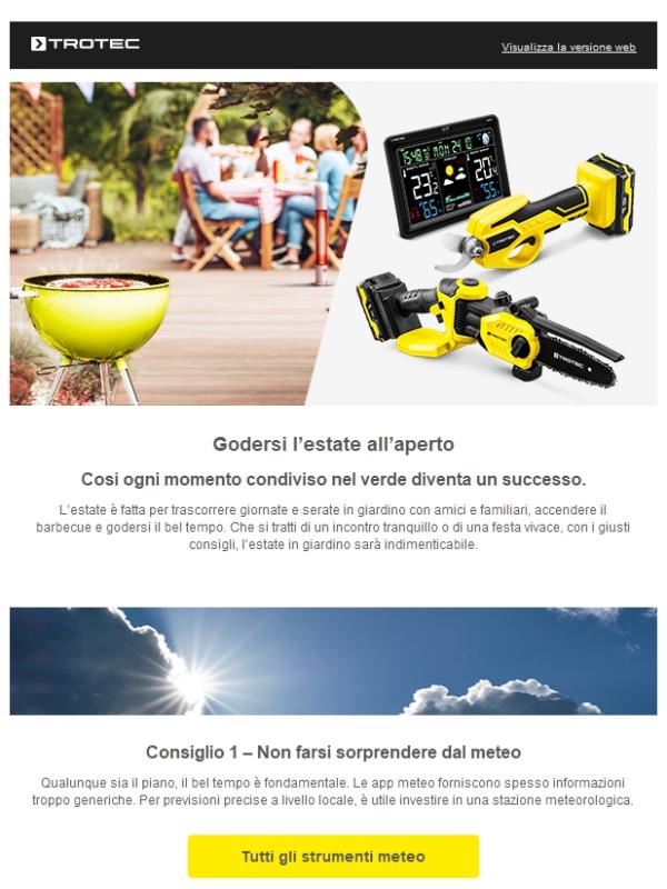 ☀️Godersi l’estate all’aperto