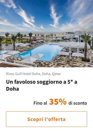 Un favoloso soggiorno a 5* a Doha