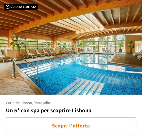 Un 5* con spa per scoprire Lisbona