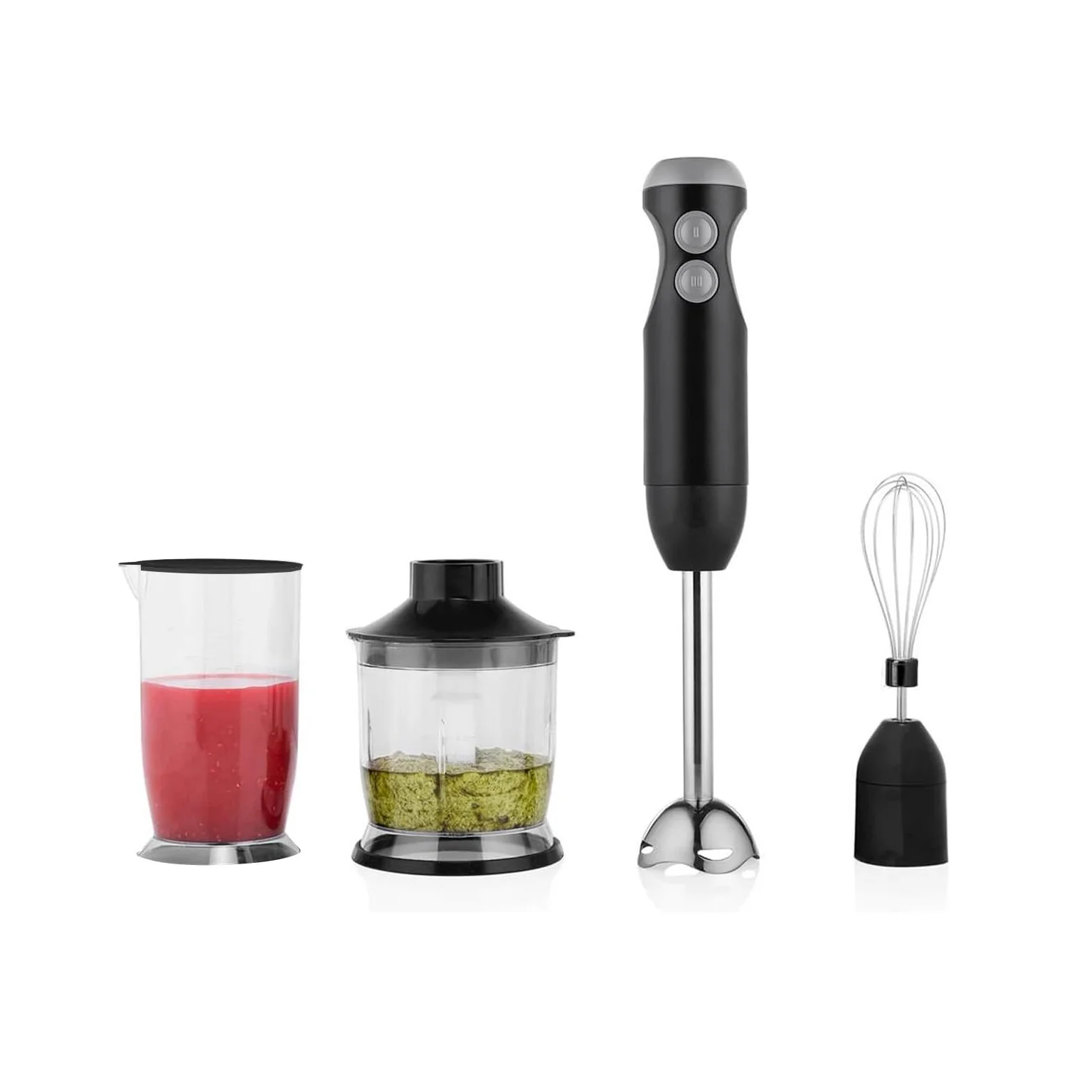 Image of Frullatore 4 In 1 per Cucina con Accessori per Tritare, Montare e Miscelare
