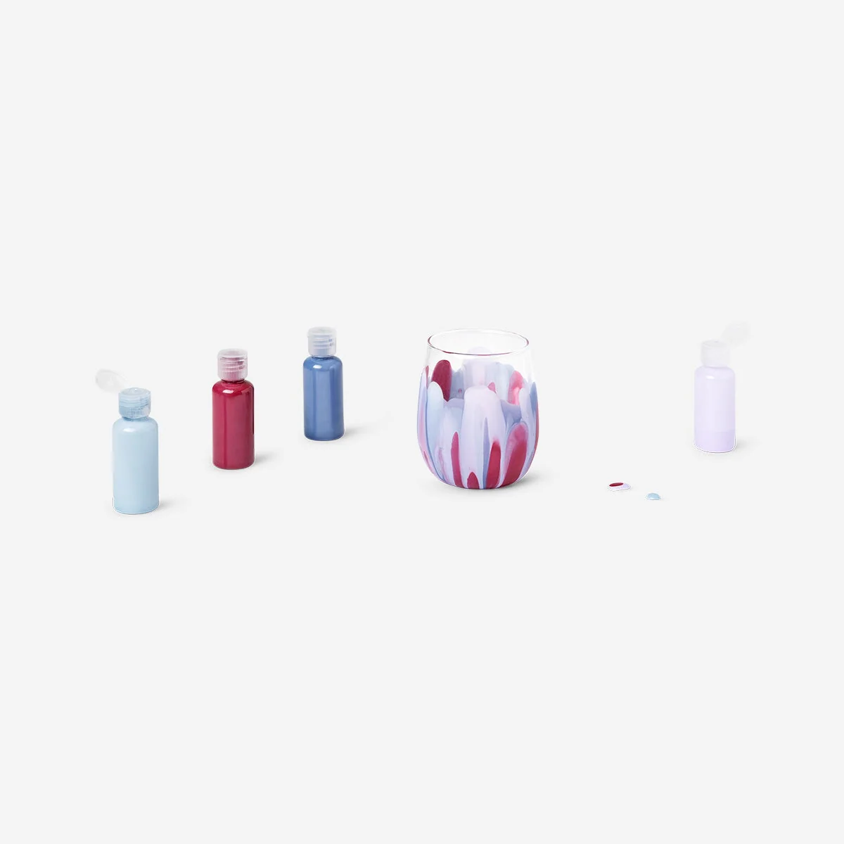 DIY marble drinking glass - 320 ml