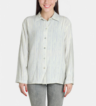 camicia-a-righe-blu-e-beige