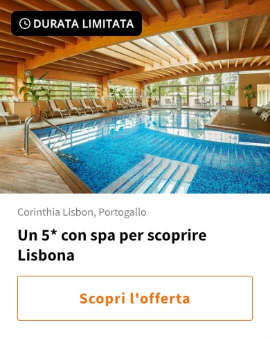Un 5* con spa per scoprire Lisbona