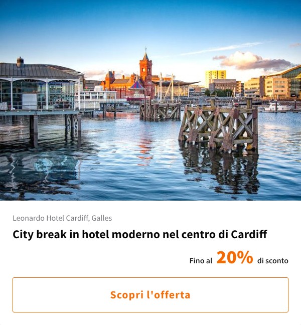 City break in hotel moderno nel centro di Cardiff
